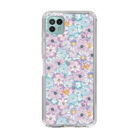 スリムプロテクションケース［ 日比谷花壇 - HarmonyinBloom - パープル ］