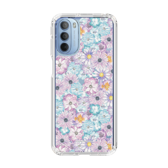 スリムプロテクションケース［ 日比谷花壇 - HarmonyinBloom - パープル ］