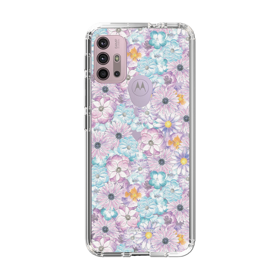 スリムプロテクションケース［ 日比谷花壇 - HarmonyinBloom - パープル ］