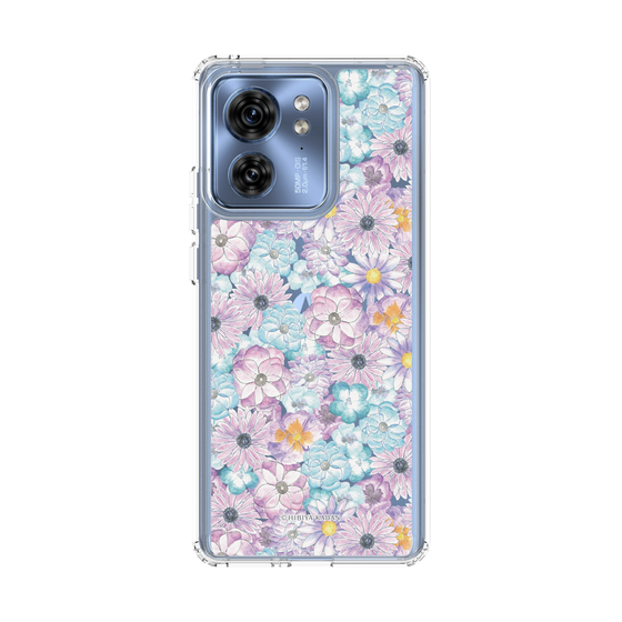 スリムプロテクションケース［ 日比谷花壇 - HarmonyinBloom - パープル ］