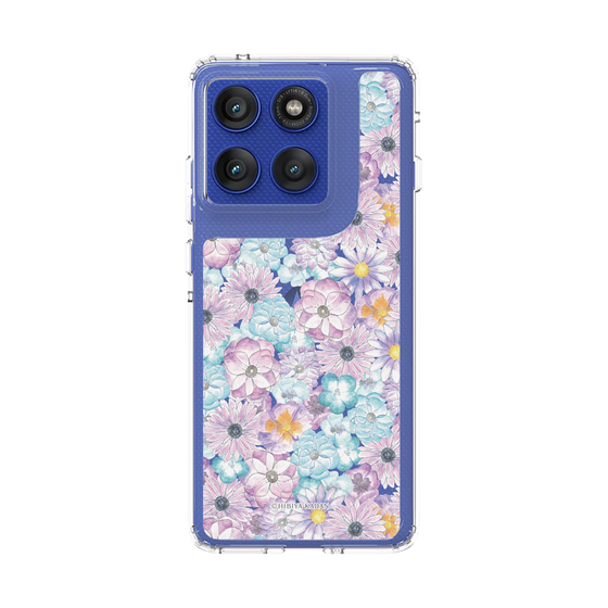 スリムプロテクションケース［ 日比谷花壇 - HarmonyinBloom - パープル ］