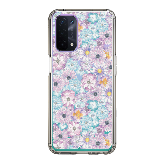 スリムプロテクションケース［ 日比谷花壇 - HarmonyinBloom - パープル ］
