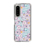 スリムプロテクションケース［ 日比谷花壇 - HarmonyinBloom - パープル ］