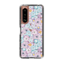スリムプロテクションケース［ 日比谷花壇 - HarmonyinBloom - パープル ］