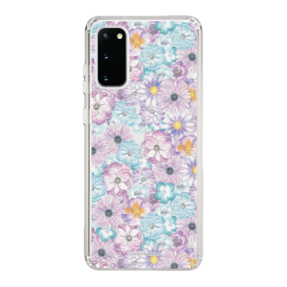 スリムプロテクションケース［ 日比谷花壇 - HarmonyinBloom - パープル ］