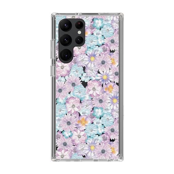 スリムプロテクションケース［ 日比谷花壇 - HarmonyinBloom - パープル ］
