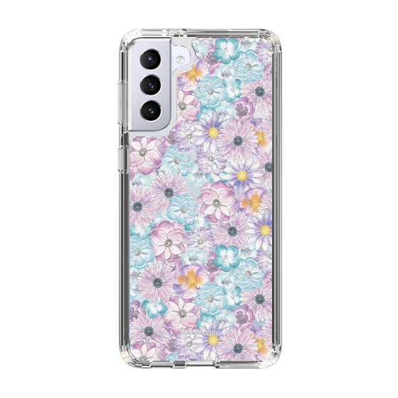 スリムプロテクションケース［ 日比谷花壇 - HarmonyinBloom - パープル ］