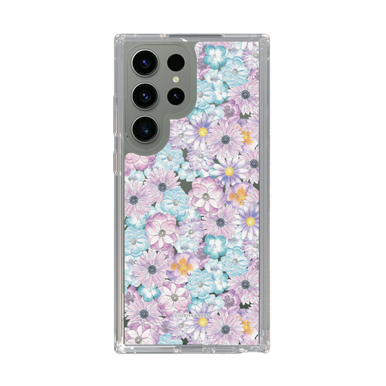 スリムプロテクションケース［ 日比谷花壇 - HarmonyinBloom - パープル ］