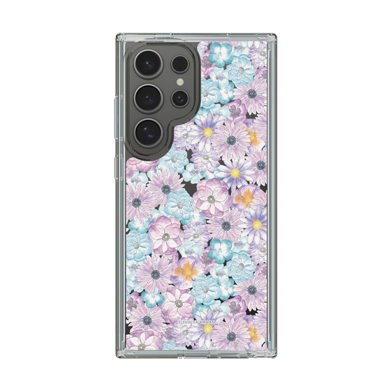 スリムプロテクションケース［ 日比谷花壇 - HarmonyinBloom - パープル ］