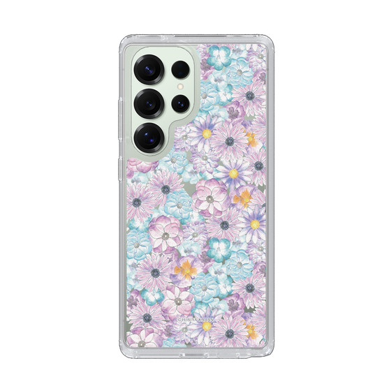 スリムプロテクションケース［ 日比谷花壇 - HarmonyinBloom - パープル ］