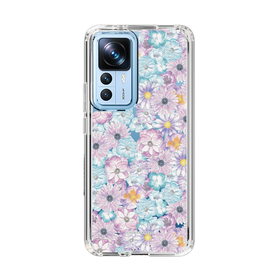 スリムプロテクションケース［ 日比谷花壇 - HarmonyinBloom - パープル ］