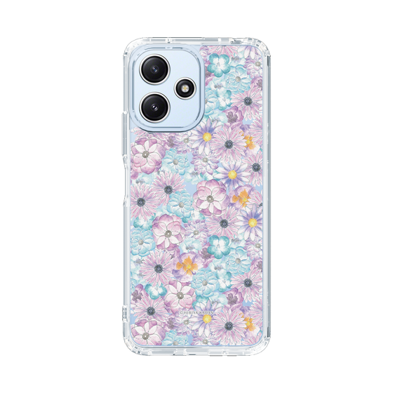 スリムプロテクションケース［ 日比谷花壇 - HarmonyinBloom - パープル ］