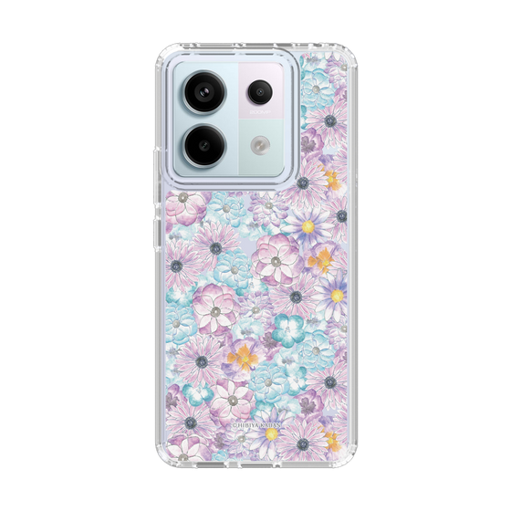 スリムプロテクションケース［ 日比谷花壇 - HarmonyinBloom - パープル ］