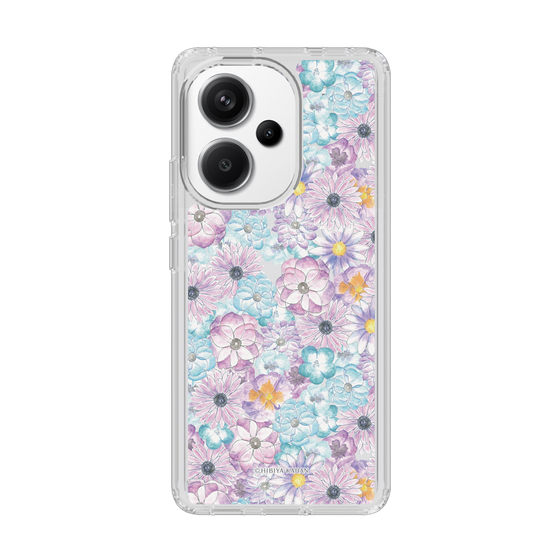 スリムプロテクションケース［ 日比谷花壇 - HarmonyinBloom - パープル ］