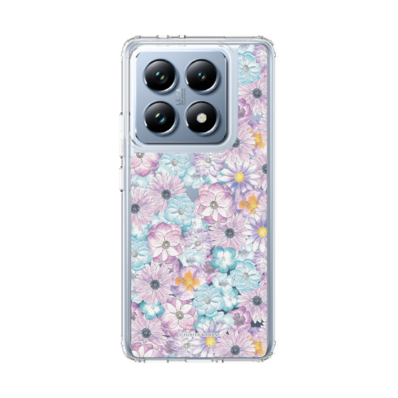 スリムプロテクションケース［ 日比谷花壇 - HarmonyinBloom - パープル ］