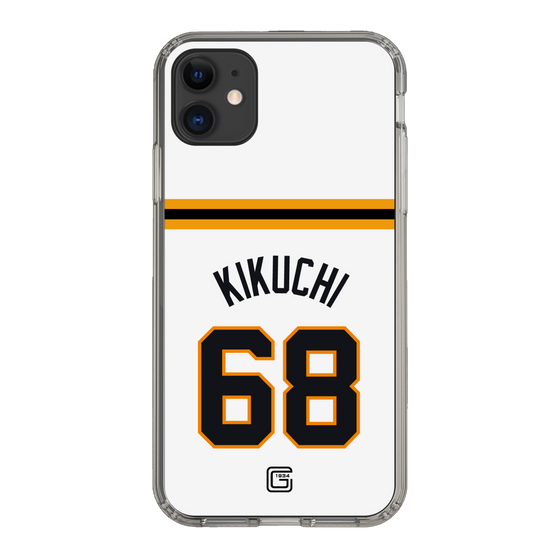 スリムプロテクションケース［ 読売ジャイアンツ - #68 KIKUCHI - ホーム ］