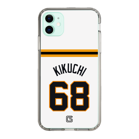 スリムプロテクションケース［ 読売ジャイアンツ - #68 KIKUCHI - ホーム ］