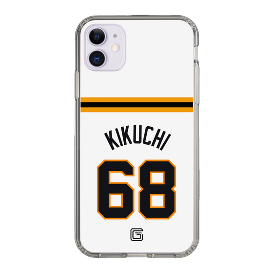 スリムプロテクションケース［ 読売ジャイアンツ - #68 KIKUCHI - ホーム ］