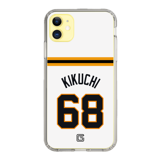スリムプロテクションケース［ 読売ジャイアンツ - #68 KIKUCHI - ホーム ］