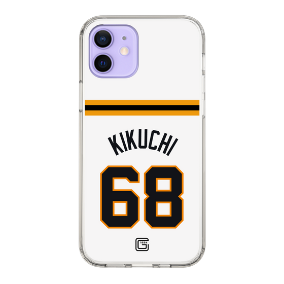 スリムプロテクションケース［ 読売ジャイアンツ - #68 KIKUCHI - ホーム ］
