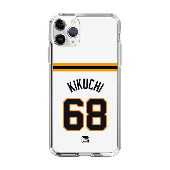 スリムプロテクションケース［ 読売ジャイアンツ - #68 KIKUCHI - ホーム ］