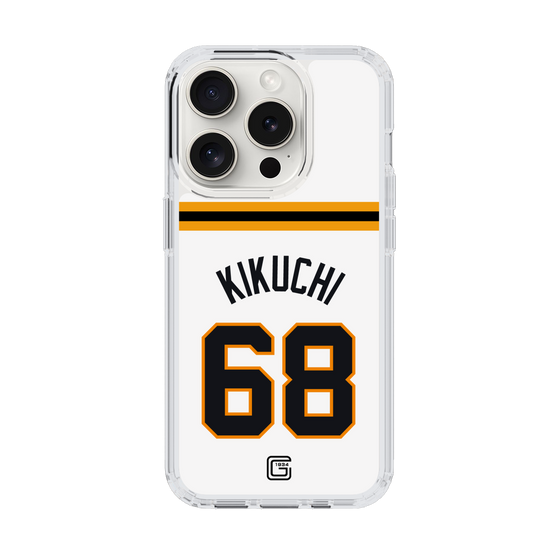スリムプロテクションケース［ 読売ジャイアンツ - #68 KIKUCHI - ホーム ］