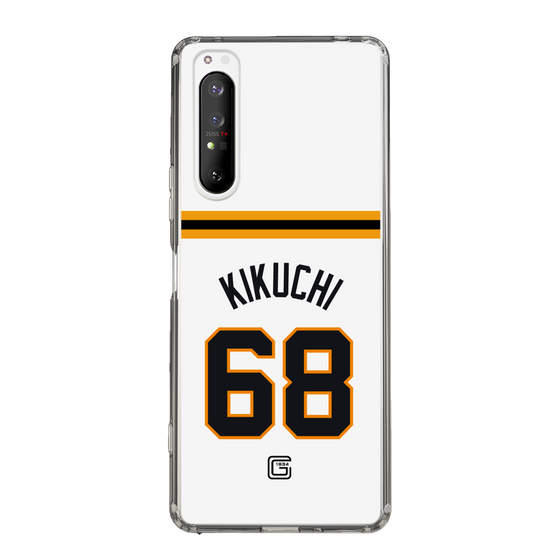 スリムプロテクションケース［ 読売ジャイアンツ - #68 KIKUCHI - ホーム ］