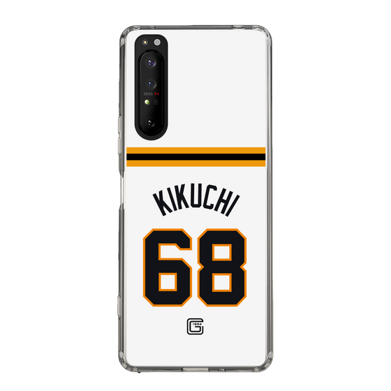 スリムプロテクションケース［ 読売ジャイアンツ - #68 KIKUCHI - ホーム ］