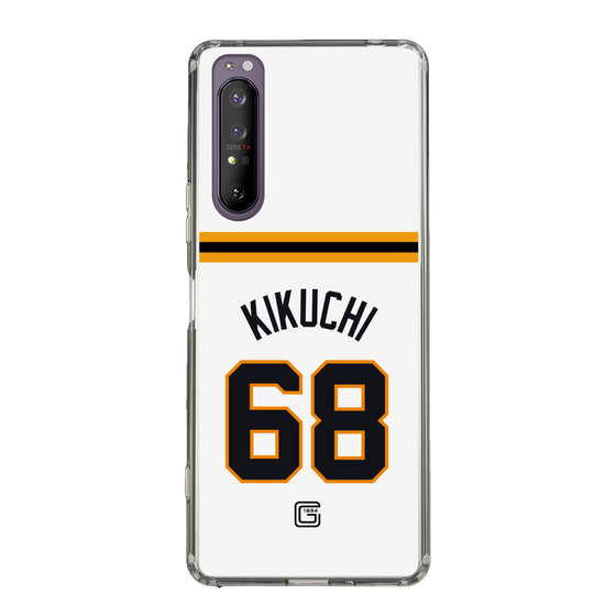 スリムプロテクションケース［ 読売ジャイアンツ - #68 KIKUCHI - ホーム ］