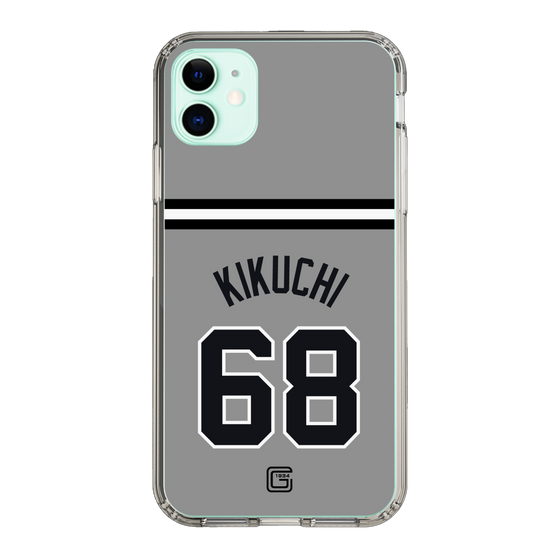 スリムプロテクションケース［ 読売ジャイアンツ - #68 KIKUCHI - ビジター ］
