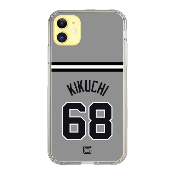 スリムプロテクションケース［ 読売ジャイアンツ - #68 KIKUCHI - ビジター ］