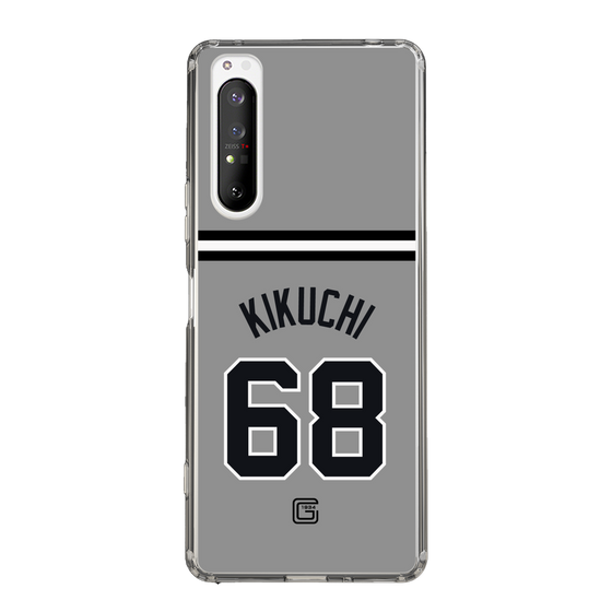 スリムプロテクションケース［ 読売ジャイアンツ - #68 KIKUCHI - ビジター ］