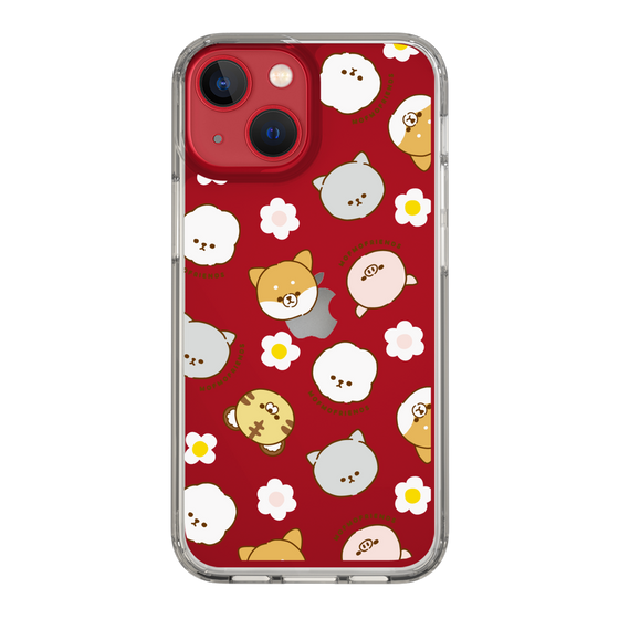 スリムプロテクションケース［ mofmofriends - フラワー ］