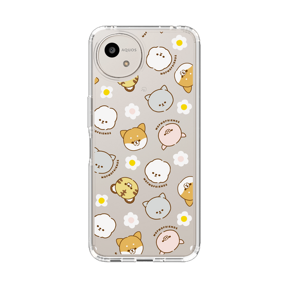 スリムプロテクションケース［ mofmofriends - フラワー ］