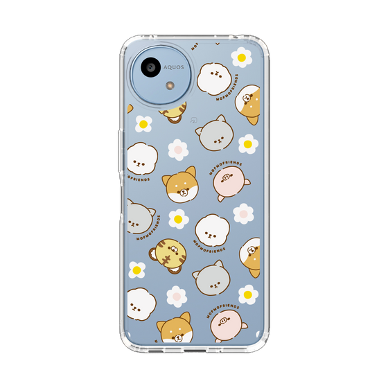 スリムプロテクションケース［ mofmofriends - フラワー ］