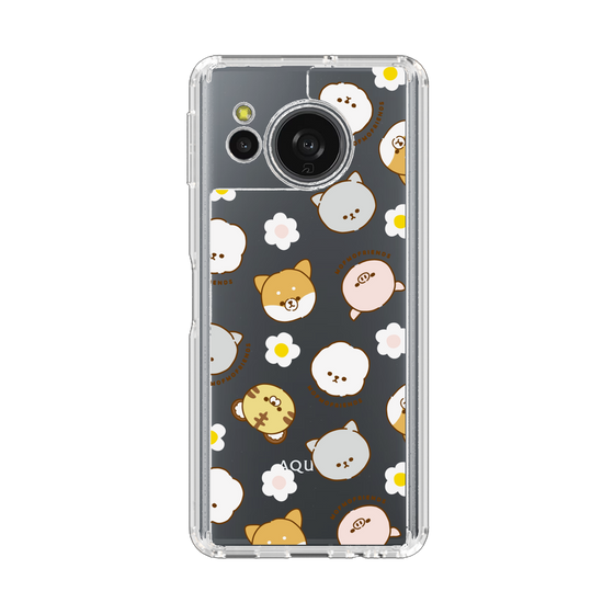 スリムプロテクションケース［ mofmofriends - フラワー ］