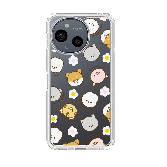 スリムプロテクションケース［ mofmofriends - フラワー ］