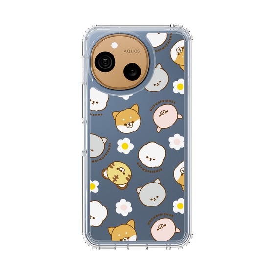 スリムプロテクションケース［ mofmofriends - フラワー ］