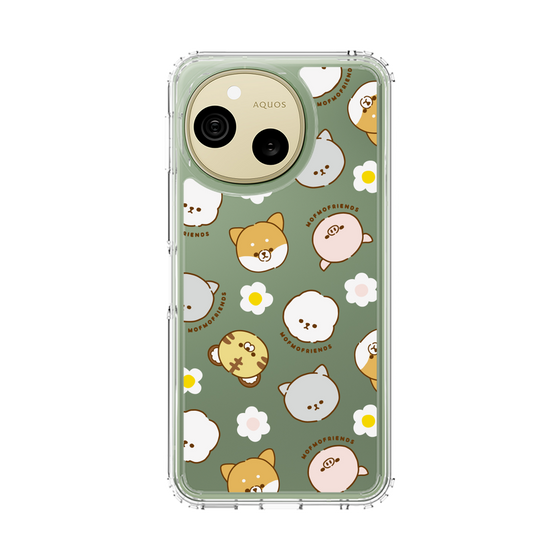 スリムプロテクションケース［ mofmofriends - フラワー ］