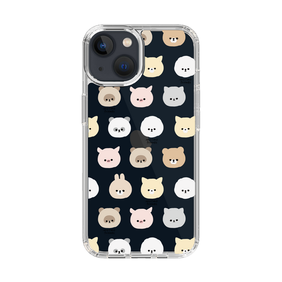 スリムプロテクションケース［ mofmofriends - フェイス ］