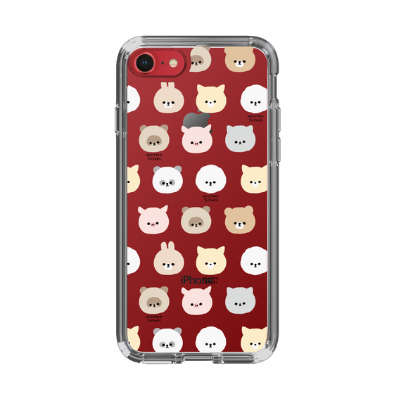 スリムプロテクションケース［ mofmofriends - フェイス ］