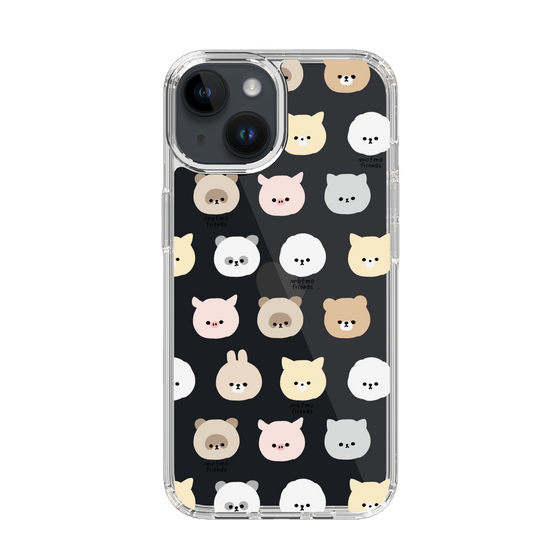 スリムプロテクションケース［ mofmofriends - フェイス ］