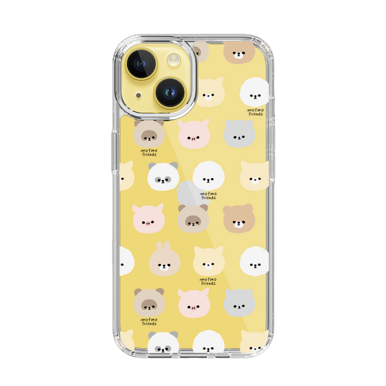 スリムプロテクションケース［ mofmofriends - フェイス ］