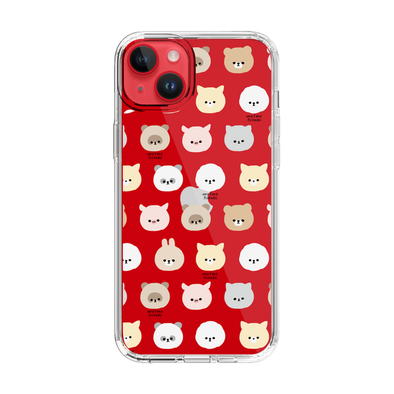 スリムプロテクションケース［ mofmofriends - フェイス ］