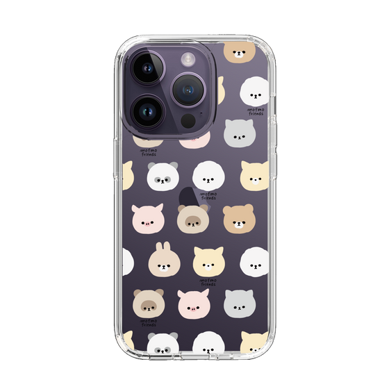 スリムプロテクションケース［ mofmofriends - フェイス ］