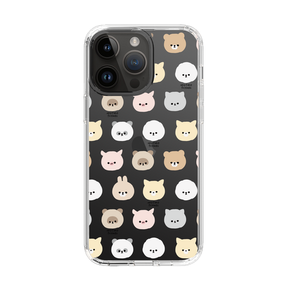 スリムプロテクションケース［ mofmofriends - フェイス ］