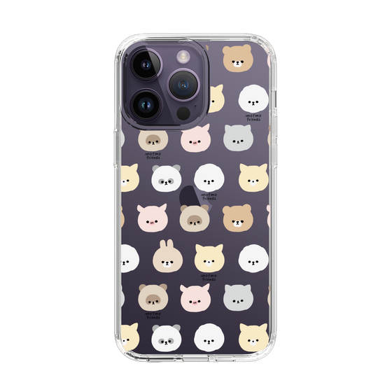 スリムプロテクションケース［ mofmofriends - フェイス ］
