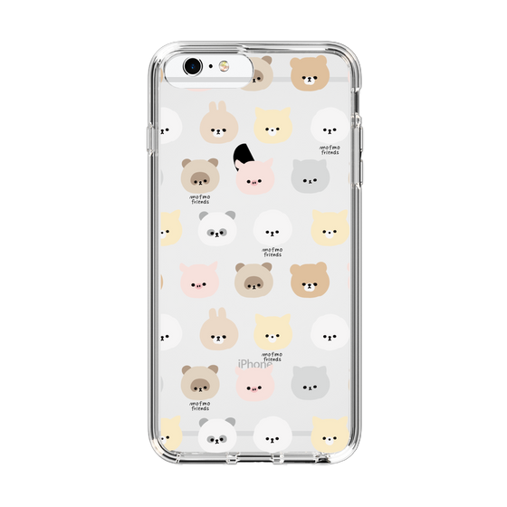 スリムプロテクションケース［ mofmofriends - フェイス ］