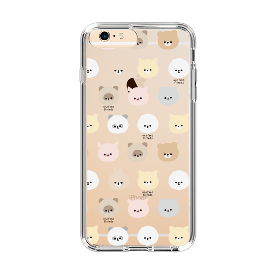 スリムプロテクションケース［ mofmofriends - フェイス ］
