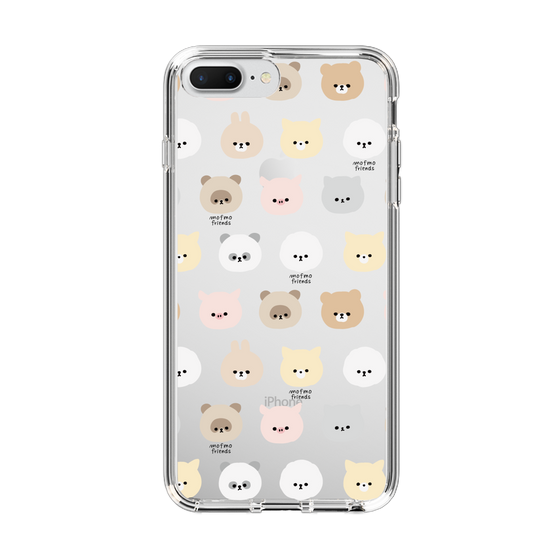 スリムプロテクションケース［ mofmofriends - フェイス ］